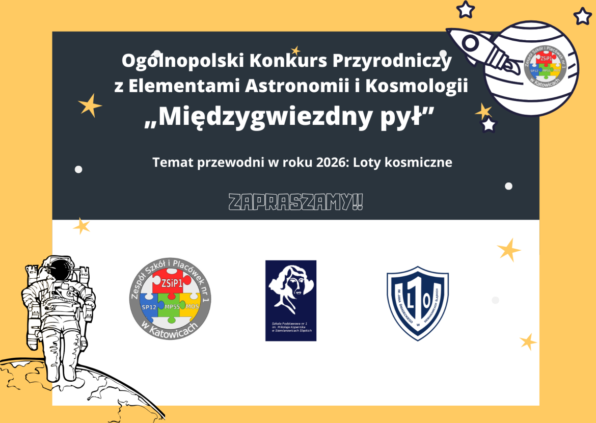 Zakwalifikowanie do II etapu konkursu „Międzygwiezdny pył”